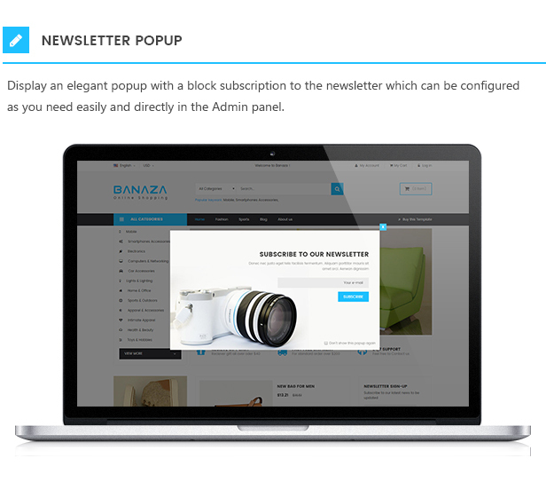 Banaza - Shopping SuperMarket Responsive PrestaShop 1.7 Theme