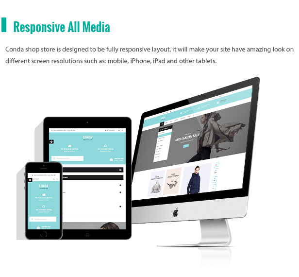 Conda - Simple & Clean Shopping PrestaShop Theme