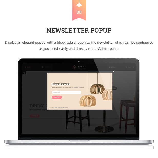 Cozy - Handmade Furniture PrestaShop Theme