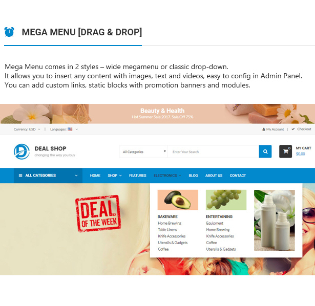 Deal Shop - Beauty & Shopping PrestaShop Theme