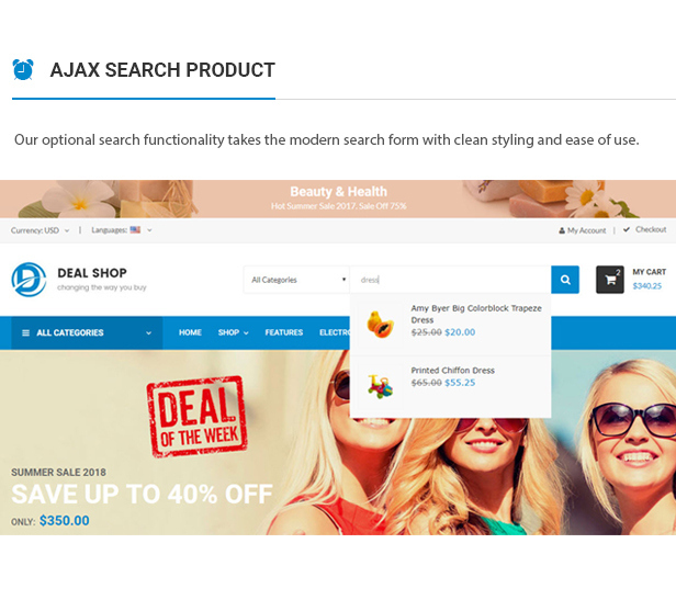 Deal Shop - Beauty & Shopping PrestaShop Theme