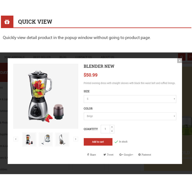 Eshop - Shopping Houseware & Electronics Responsive PrestaShop 1.7 Theme