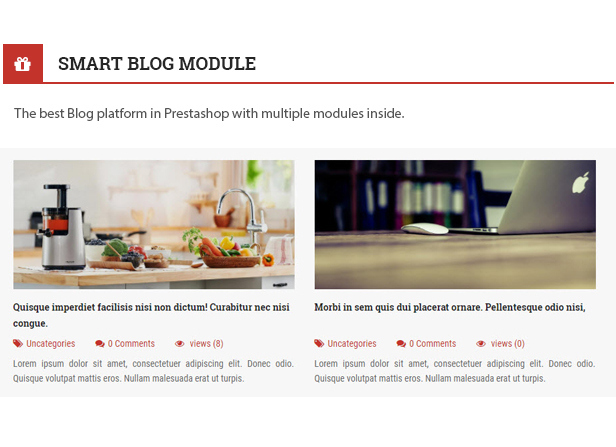 Eshop - Shopping Houseware & Electronics Responsive PrestaShop 1.7 Theme