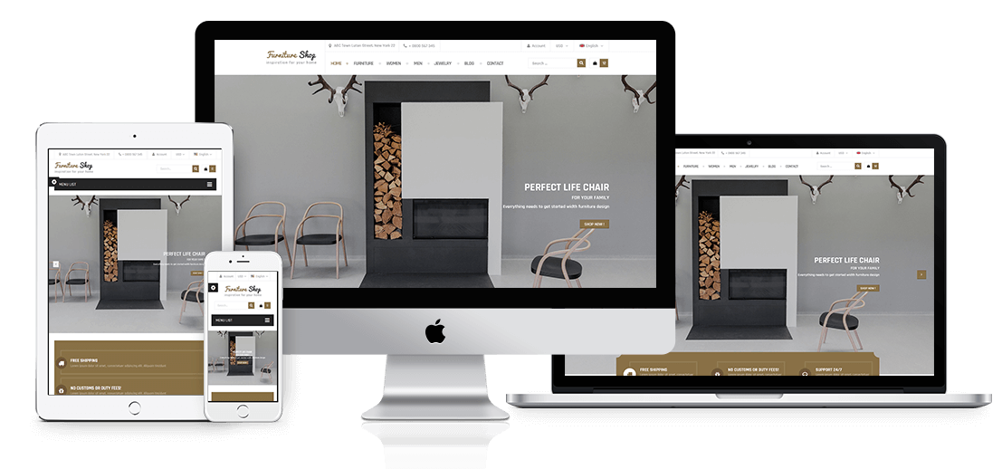 Furniture Shop - Interior Design PrestaShop Theme