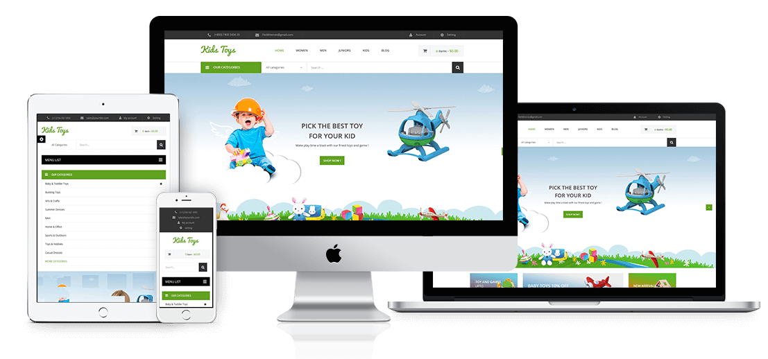 Kids Toys - Baby Store PrestaShop Theme