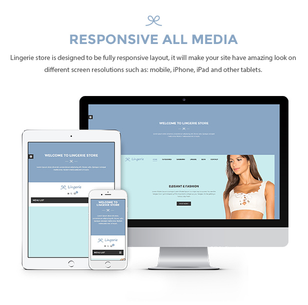 Lingerie Store - Beach Clothing PrestaShop Theme