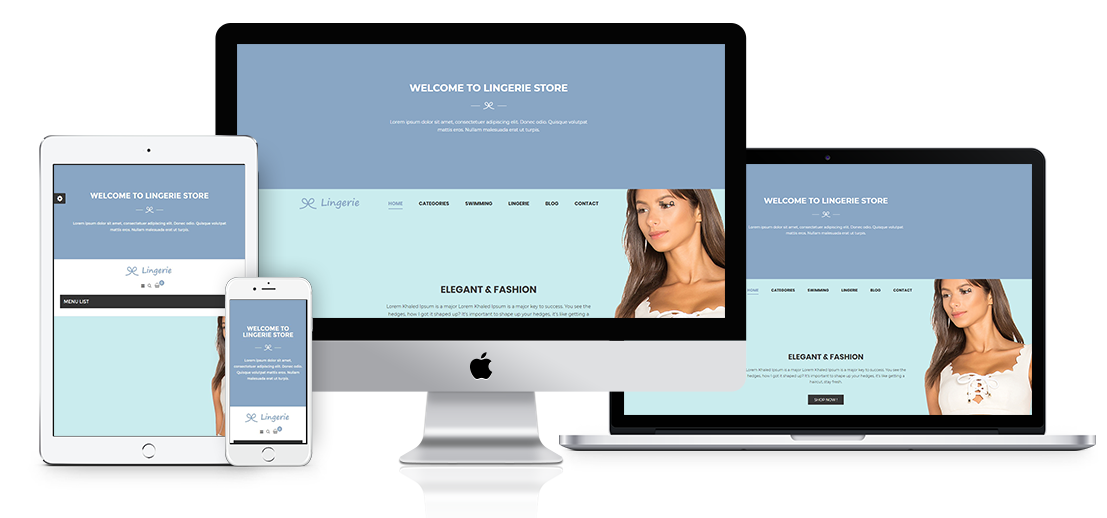 Lingerie Store - Beach Clothing PrestaShop Theme