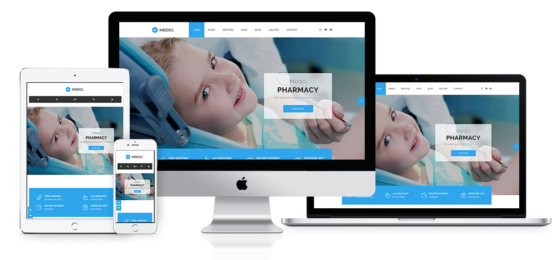 Medici - Medical Pharmacy and Healthcare Clinic PrestaShop Theme