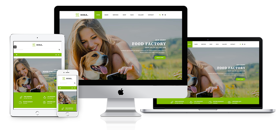 Mina - Pet Shop PrestaShop Theme