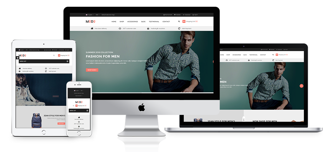 Modo - Clean Fashion & Clothes PrestaShop Theme