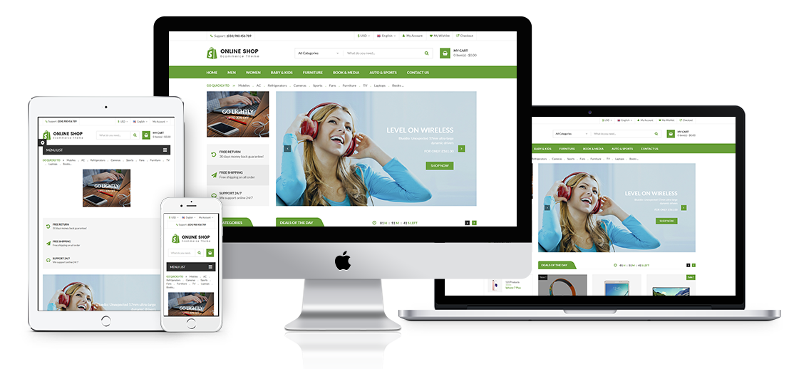 Online Shop - Electronics & Digital PrestaShop Theme