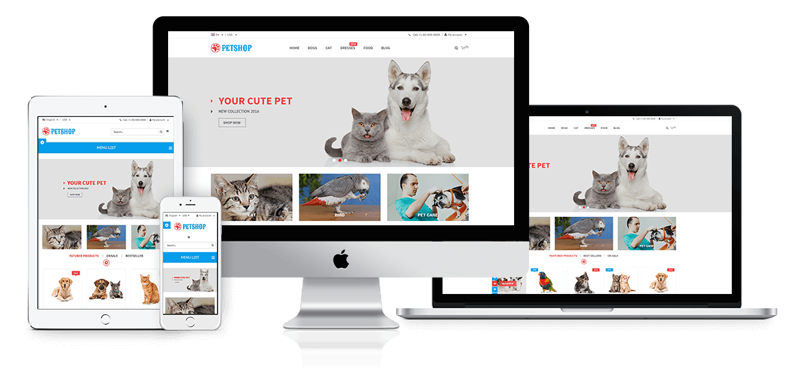 Pet Shop - Animal Care PrestaShop Theme
