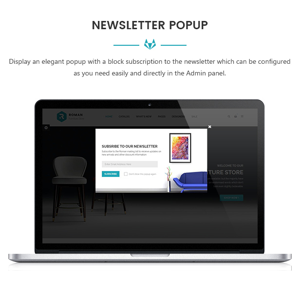 Roman - Interior Furniture PrestaShop Theme