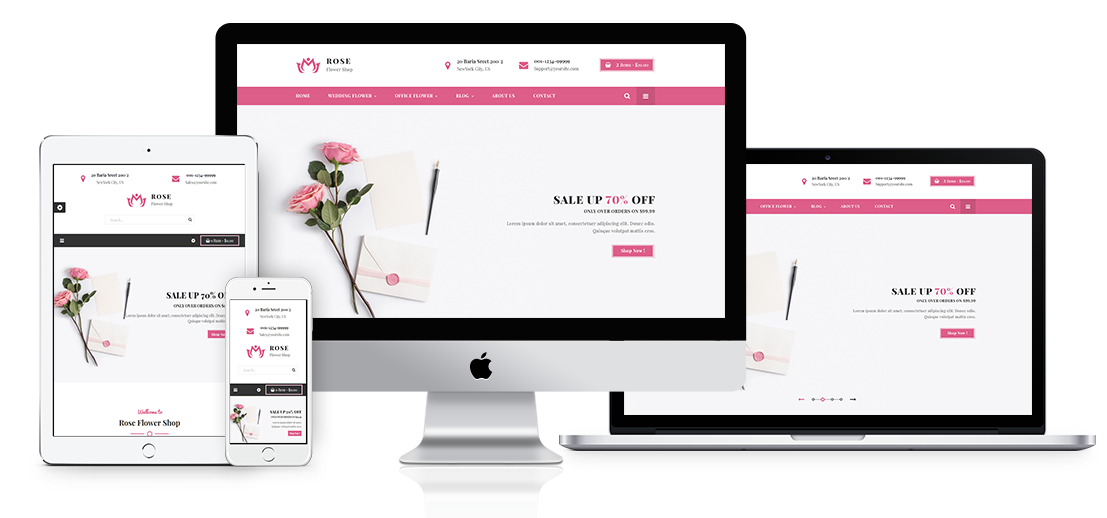 Rose - Flower Shop and Florist PrestaShop Theme