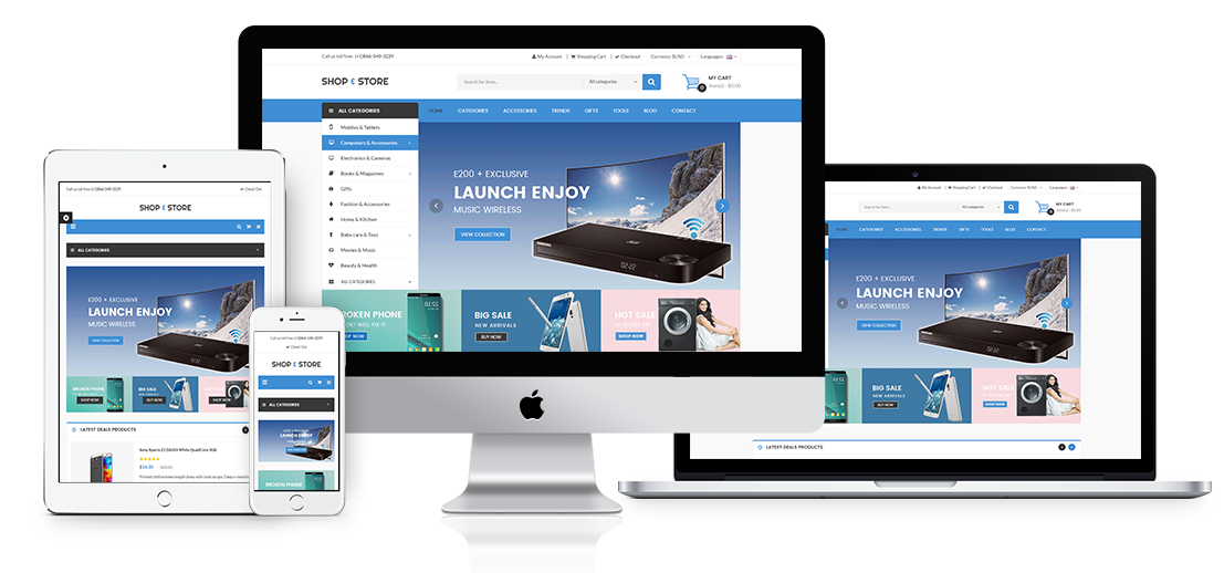 Shop & Store - Electronics and Digital PrestaShop Theme